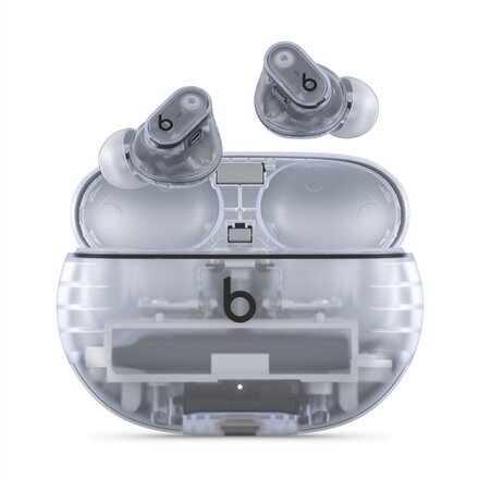 Beats Studio Buds + - True Wireless Noise Cancelling Earbuds - Transparent - MQLK3ZM/A kaina ir informacija | Ausinės | pigu.lt