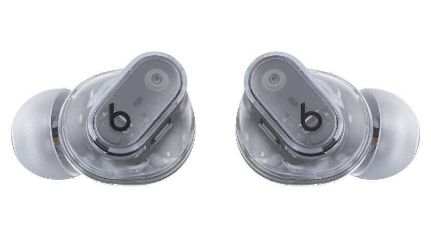 Beats Studio Buds + - True Wireless Noise Cancelling Earbuds - Transparent - MQLK3ZM/A kaina ir informacija | Ausinės | pigu.lt