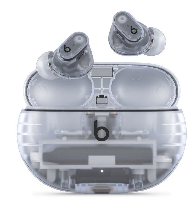 Beats Studio Buds + - True Wireless Noise Cancelling Earbuds - Transparent - MQLK3ZM/A kaina ir informacija | Ausinės | pigu.lt