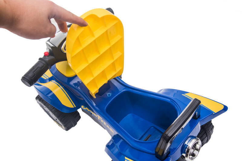 Paspiriamas keturratis Goodyear, mėlyna/geltona kaina ir informacija | Žaislai kūdikiams | pigu.lt