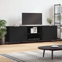 Televizoriaus spintelė vidaXL, 150x30x50 cm, juoda kaina ir informacija | TV staliukai | pigu.lt