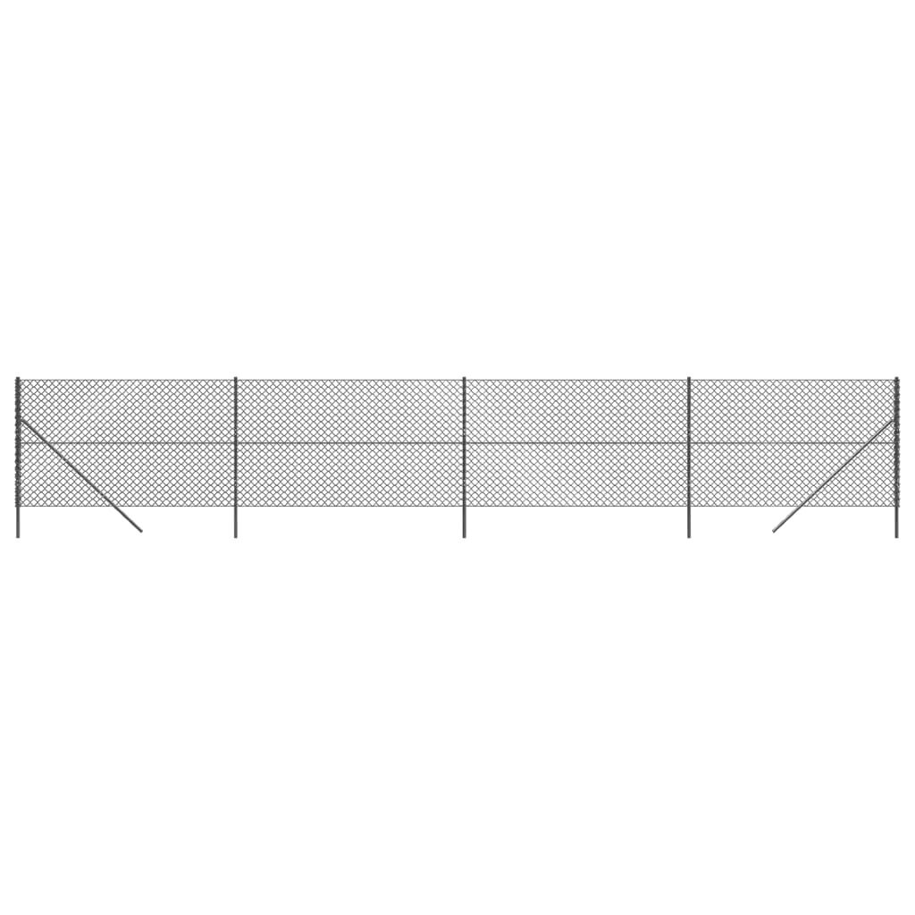 Tinklinė tvora vidaXL 2,2x10m цена и информация | Tvoros ir jų priedai | pigu.lt