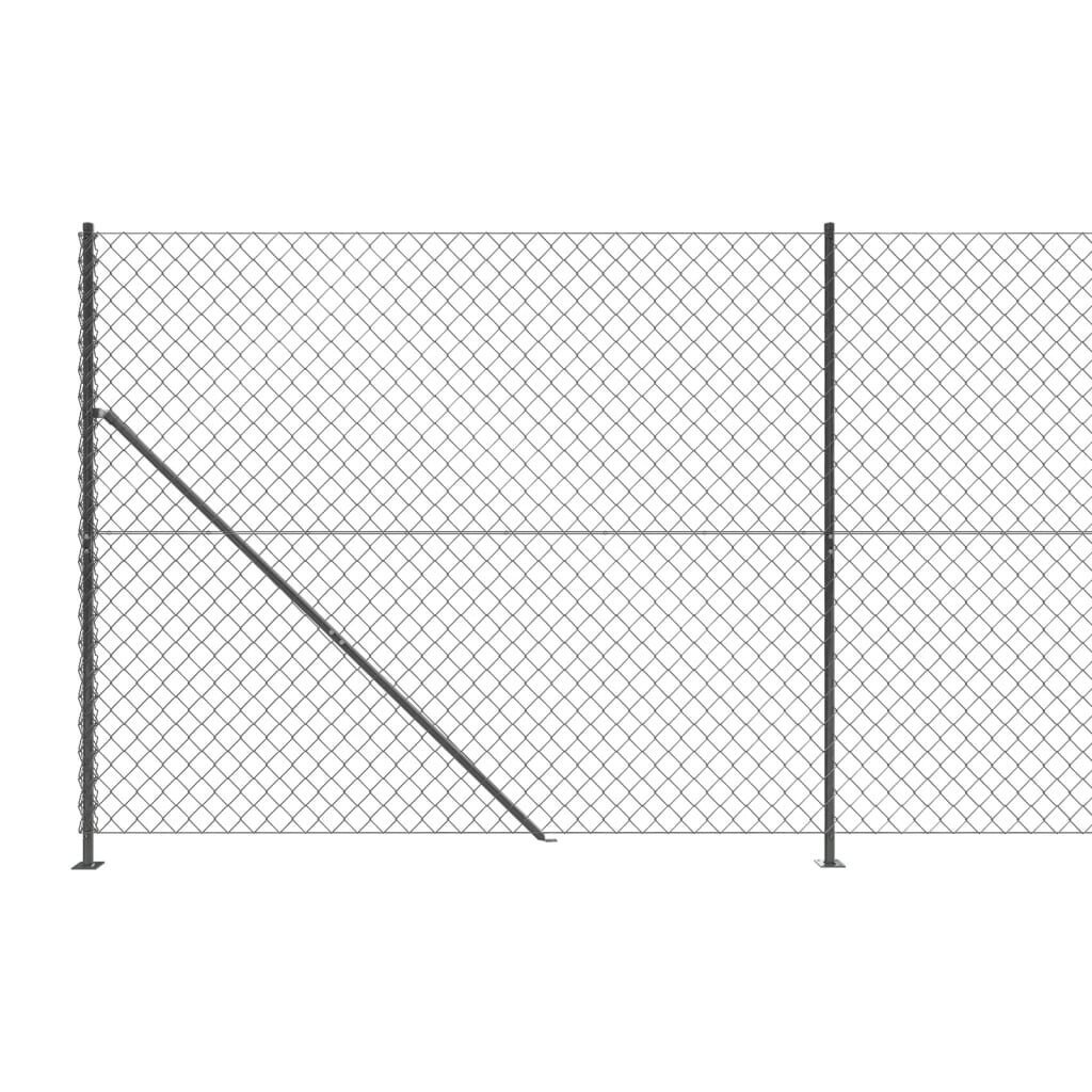 Tinklinė tvora vidaXL 2,2x25m цена и информация | Tvoros ir jų priedai | pigu.lt