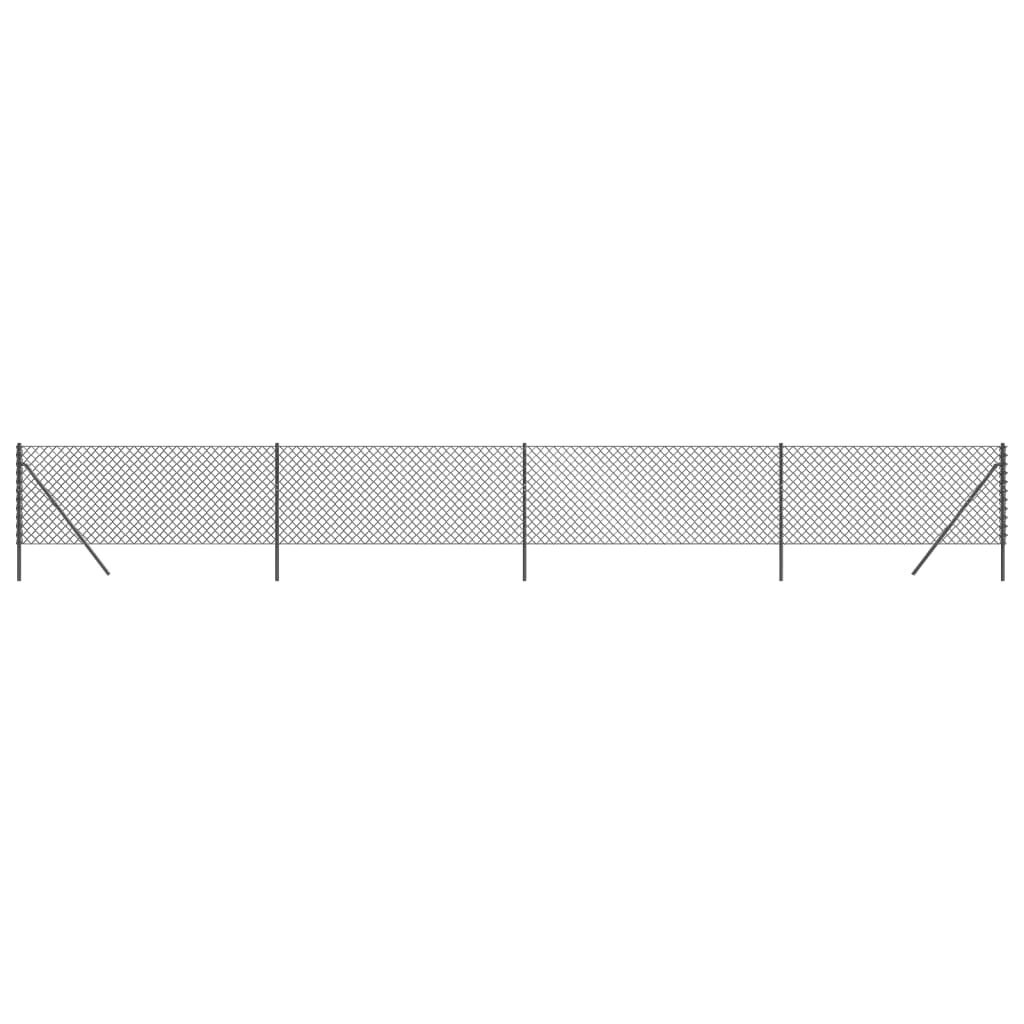 Tinklinė tvora vidaXL 1,1x10m kaina ir informacija | Tvoros ir jų priedai | pigu.lt