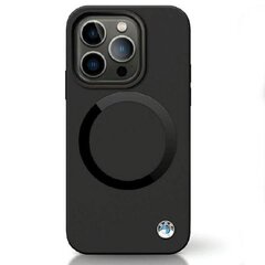 BMW BMHMP14SSILBK2 iPhone 14 6.1" czarny|black Signature Liquid Silicone MagSafe цена и информация | Чехлы для телефонов | pigu.lt