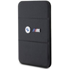 BMW Wallet Card Slot Stand BMWCSMMPGK czarny|black MagSafe M Edition Collection BMWCSMMPGK цена и информация | Женские сумки | pigu.lt