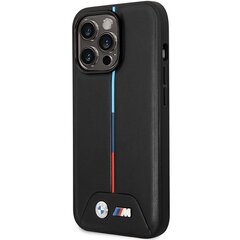 Etui BMW BMHMP13L22PVTK iPhone 13 Pro | 13 6.1" czarny|black Quilted Tricolor MagSafe цена и информация | Чехлы для телефонов | pigu.lt