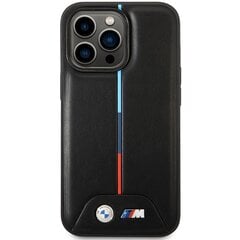 Etui BMW BMHMP13X22PVTK iPhone 13 Pro Max 6.7" czarny|black Quilted Tricolor MagSafe цена и информация | Чехлы для телефонов | pigu.lt