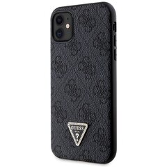 Guess GUHCN61P4TDSCPK iPhone 11 | Xr 6.1" czarny|black hardcase Crossbody 4G Metal Logo цена и информация | Чехлы для телефонов | pigu.lt