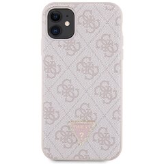 Guess GUHCN61P4TDSCPP iPhone 11 | Xr 6.1" różowy|pink hardcase Crossbody 4G Metal Logo цена и информация | Чехлы для телефонов | pigu.lt