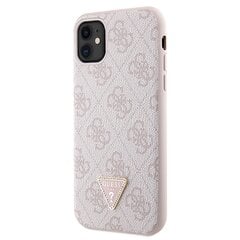 Guess GUHCN61P4TDSCPP iPhone 11 | Xr 6.1" różowy|pink hardcase Crossbody 4G Metal Logo цена и информация | Чехлы для телефонов | pigu.lt