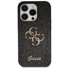 Guess GUHCP13LHG4SGK iPhone 13 Pro | 13 6.1" czarny|black hardcase Glitter Script Big 4G цена и информация | Чехлы для телефонов | pigu.lt