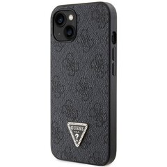 Guess GUHCP13MP4TDSCPK iPhone 13 6.1" czarny|black hardcase Crossbody 4G Metal Logo цена и информация | Чехлы для телефонов | pigu.lt