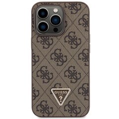 Guess GUHCP13XP4TDSCPW iPhone 13 Pro Max 6.7" brązowy|brown hardcase Crossbody 4G Metal Logo цена и информация | Чехлы для телефонов | pigu.lt