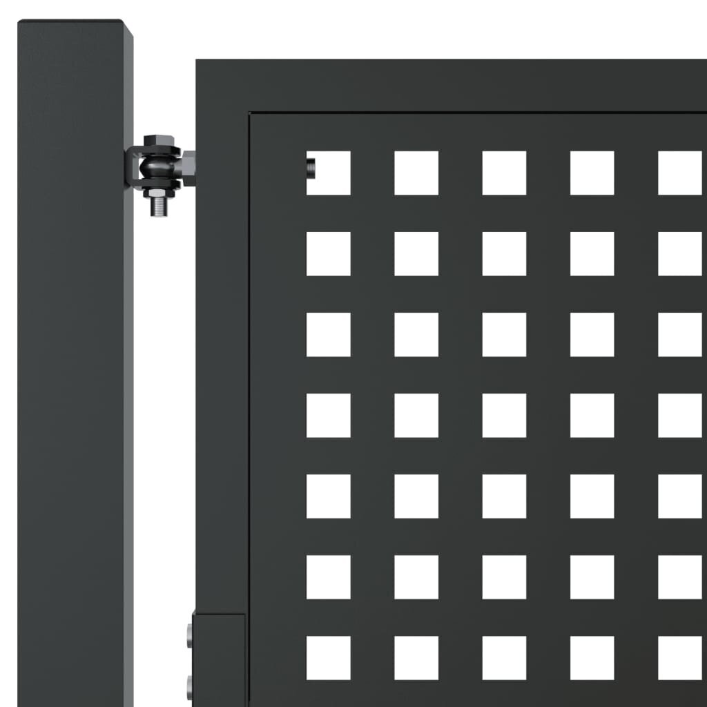Sodo vartai vidaXL 105x125cm kaina ir informacija | Tvoros ir jų priedai | pigu.lt