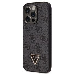 Guess GUHCP14LP4TDSCPK iPhone 14 Pro 6.1" czarny|black hardcase Crossbody 4G Metal Logo цена и информация | Чехлы для телефонов | pigu.lt