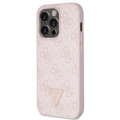 Guess GUHCP14LP4TDSCPP iPhone 14 Pro 6.1" różowy|pink hardcase Crossbody 4G Metal Logo цена и информация | Чехлы для телефонов | pigu.lt