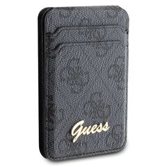 Guess Wallet Card Slot Stand GUWMSHG4SHK czarny|black MagSafe 4G Classic Logo GUWMSHG4SHK цена и информация | Женские кошельки, держатели для карточек | pigu.lt