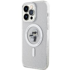 Karl Lagerfeld KLHMP14XHGKCNOT iPhone 14 Pro Max 6.7" transparent hardcase Karl&Choupette Glitter MagSafe цена и информация | Чехлы для телефонов | pigu.lt