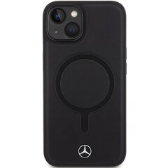 Mercedes MEHMP14S23RCMK iPhone 14 6.1" czarny|black hardcase Smooth Leather MagSafe цена и информация | Чехлы для телефонов | pigu.lt