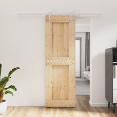 Stumdomos vidaus durys vidaXL su įrangos rinkiniu 70x210cm цена и информация | Межкомнатные двери | pigu.lt