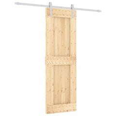 Stumdomos vidaus durys vidaXL su įrangos rinkiniu 70x210cm цена и информация | Межкомнатные двери | pigu.lt