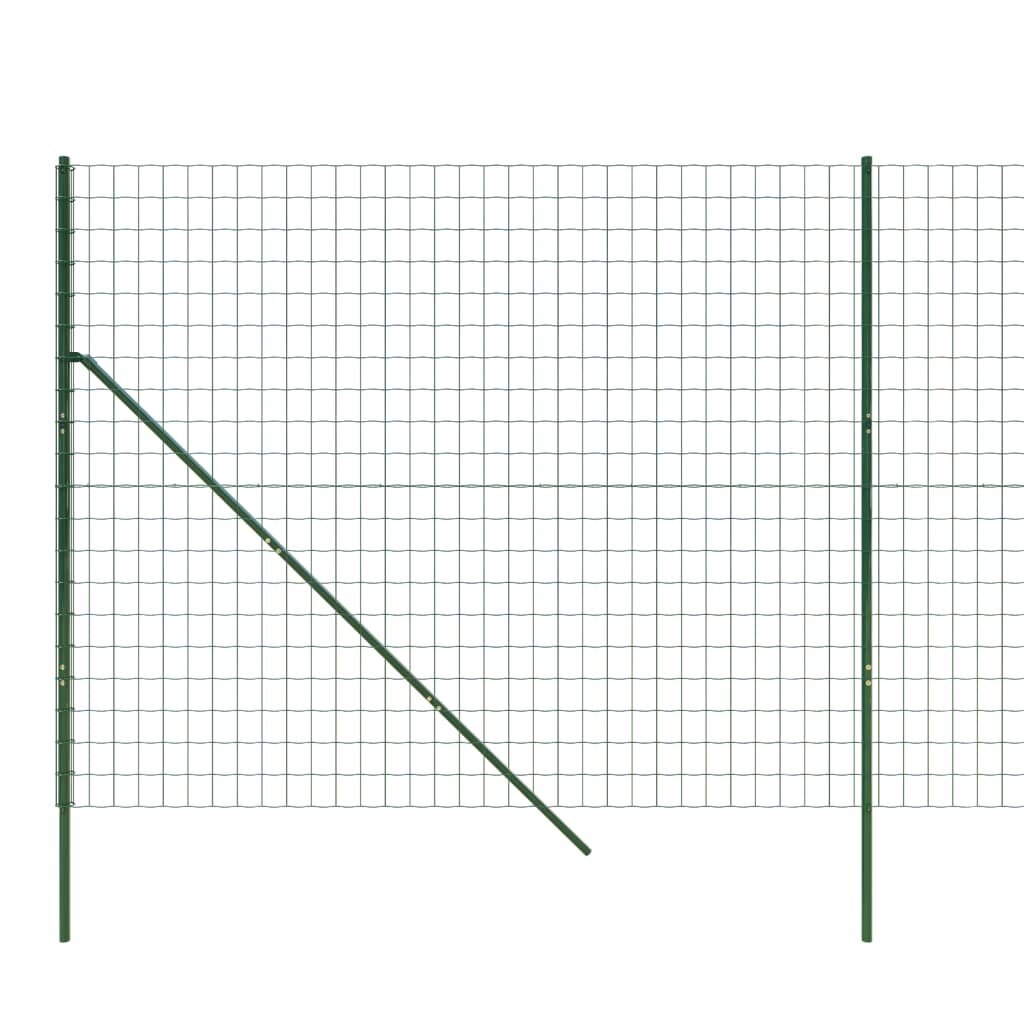 Vielinė tinklinė tvora vidaXL 1,6x25m kaina ir informacija | Tvoros ir jų priedai | pigu.lt