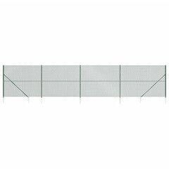 Tinklinė tvora vidaXL 1,6x10m kaina ir informacija | Tvoros ir jų priedai | pigu.lt
