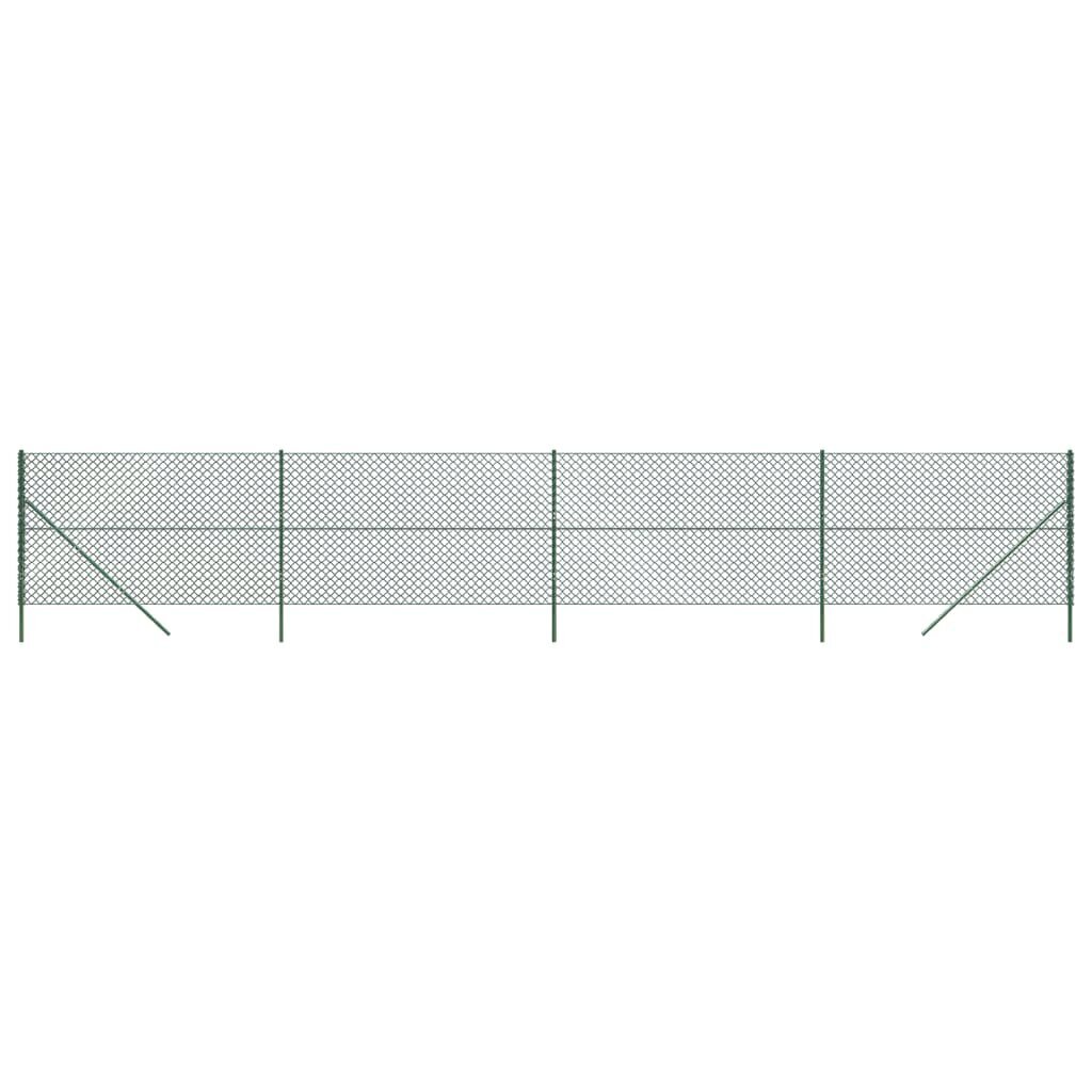 Tinklinė tvora vidaXL 2x10m kaina ir informacija | Tvoros ir jų priedai | pigu.lt