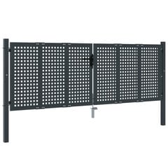 Sodo vartai vidaXL 300x125cm kaina ir informacija | Tvoros ir jų priedai | pigu.lt