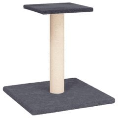 Draskymo stovas katėms su platforma vidaXL, tamsiai pilkas, 38cm kaina ir informacija | Draskyklės | pigu.lt