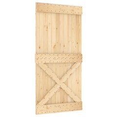 Stumdomos vidaus durys vidaXL su įrangos rinkiniu 100x210cm цена и информация | Межкомнатные двери | pigu.lt