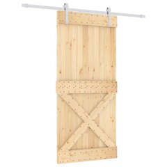 Stumdomos vidaus durys vidaXL su įrangos rinkiniu 95x210cm цена и информация | Межкомнатные двери | pigu.lt