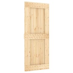 Stumdomos vidaus durys vidaXL su įrangos rinkiniu 85x210cm цена и информация | Межкомнатные двери | pigu.lt