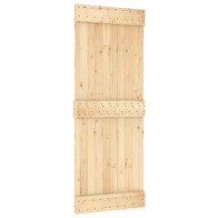 Stumdomos vidaus durys vidaXL su įrangos rinkiniu 80x210cm цена и информация | Межкомнатные двери | pigu.lt