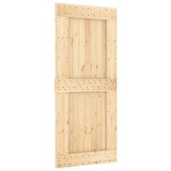 Stumdomos vidaus durys vidaXL su įrangos rinkiniu 90x210cm kaina ir informacija | Vidaus durys | pigu.lt