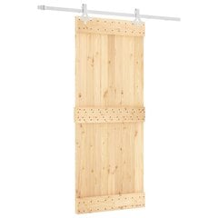 Stumdomos durys su įrangos rinkiniu vidaXL 85x210cm цена и информация | Межкомнатные двери | pigu.lt