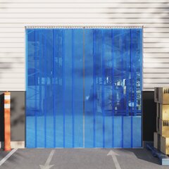Durų užuolaida, mėlyna, 300mmx2,6mm, 25m, PVC kaina ir informacija | Durų lankstai, priedai | pigu.lt