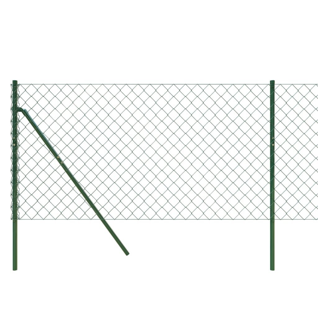 Tinklinė tvora vidaXL 0,8x25m kaina ir informacija | Tvoros ir jų priedai | pigu.lt