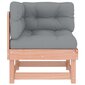 Lauko sofos dalis vidaXL, ruda цена и информация | Lauko kėdės, foteliai, pufai | pigu.lt