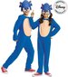 Karnavalinis kostiumas Sonic The Headgehog, 2 dalių kaina ir informacija | Karnavaliniai kostiumai | pigu.lt