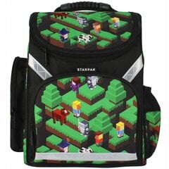 Mokyklinė kuprinė Starpak Pixel Game 507274, 37x34x20 cm цена и информация | Школьные рюкзаки, спортивные сумки | pigu.lt