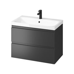 Шкафчик для ванной MODUO 80 Anthracite цена и информация | Шкафчики для ванной | pigu.lt