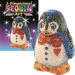 3D deimantinė mozaika Sequin Art Pingvinas kaina ir informacija | Deimantinės mozaikos | pigu.lt