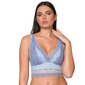 Liemenėlė moterims V.O.V.A. Lingerie soft cup Ethnic, mėlyna kaina ir informacija | Liemenėlės | pigu.lt