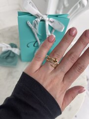 Женское кольцо CaratCrystals цена и информация | Кольца | pigu.lt