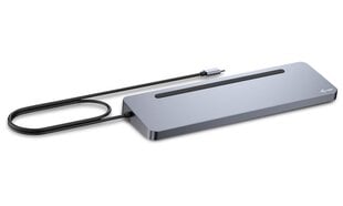 I-TEC USB-C ERGO DOKAS + Įkroviklis kaina ir informacija | Adapteriai, USB šakotuvai | pigu.lt