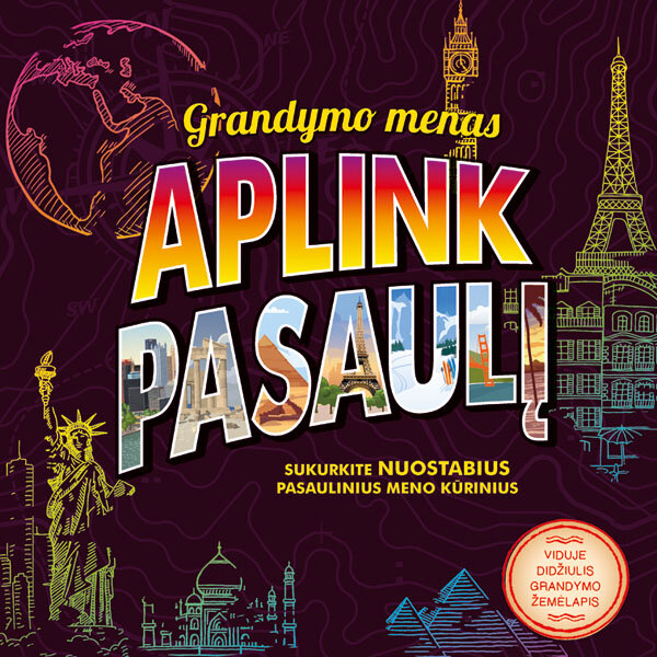 Grandymo menas. Aplink pasaulį цена и информация | Lavinamosios knygos | pigu.lt