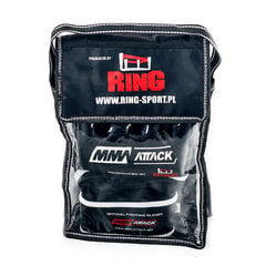 MMA pirštinės Ring Attack (RR-99), XL, juodos kaina ir informacija | Kovos menai | pigu.lt