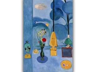 Reprodukcija Mėlynas Langas, 1913, Henri Matisse цена и информация | Репродукции, картины | pigu.lt